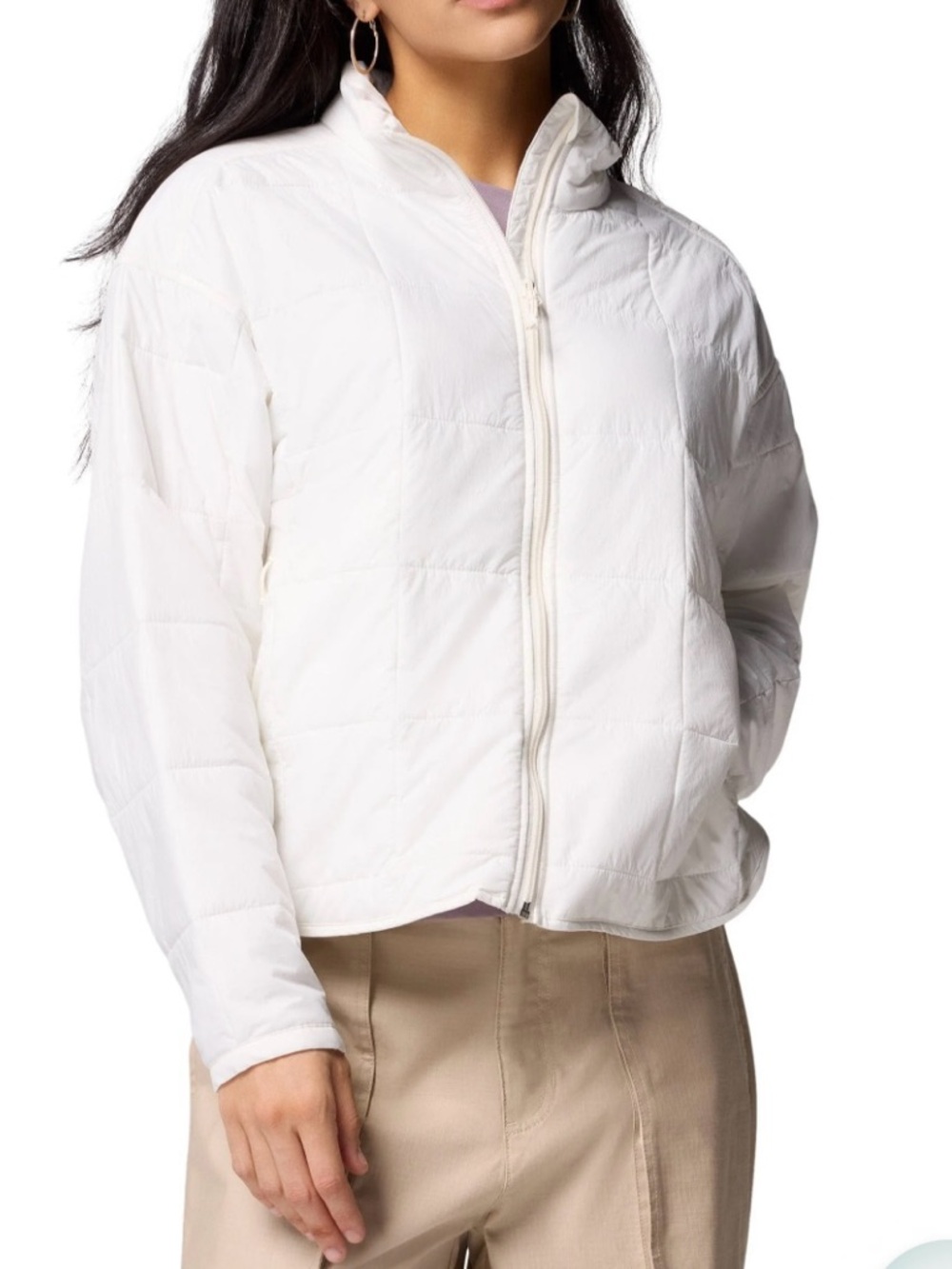 Columbia Women's Sienna Hill Sea Salt Quilted Puffer Jacket NWT